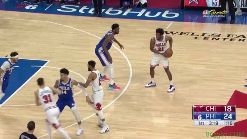 恩比德50+17+5 哈里斯22+12+7 拉文30+5+5 76人力克公牛