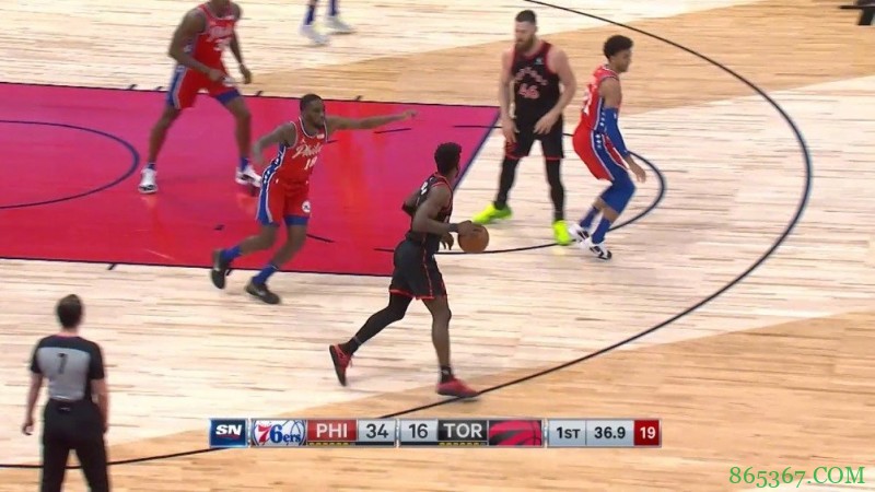 恩比德18+12 哈里斯23+7+5 西亚卡姆22+6+7 76人终结猛龙四连胜