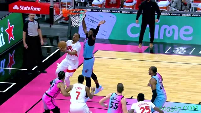 巴特勒27+8+10 阿德巴约19+12 洛瑞24分 热火胜猛龙取得四连胜