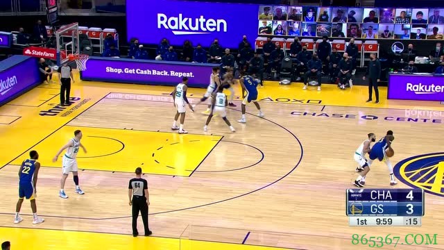 库里29+9 格林三双 三球22+7+6 勇士7人上双复仇黄蜂