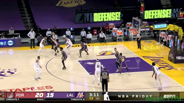 詹姆斯28+11+7 施罗德22分 利拉德35+7 湖人胜开拓者止4连败