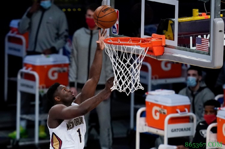 锡安两分球连续20投全中 过去20个赛季20岁及以下球员最多