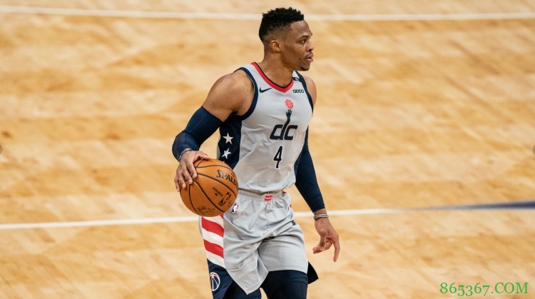 威少在奇才已有7次三双平昂塞尔德&沃尔 并列队史第二