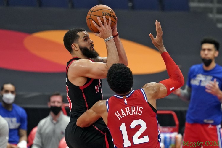 范弗里特23+9助 恩比德25+17 猛龙逆转76人取4连胜