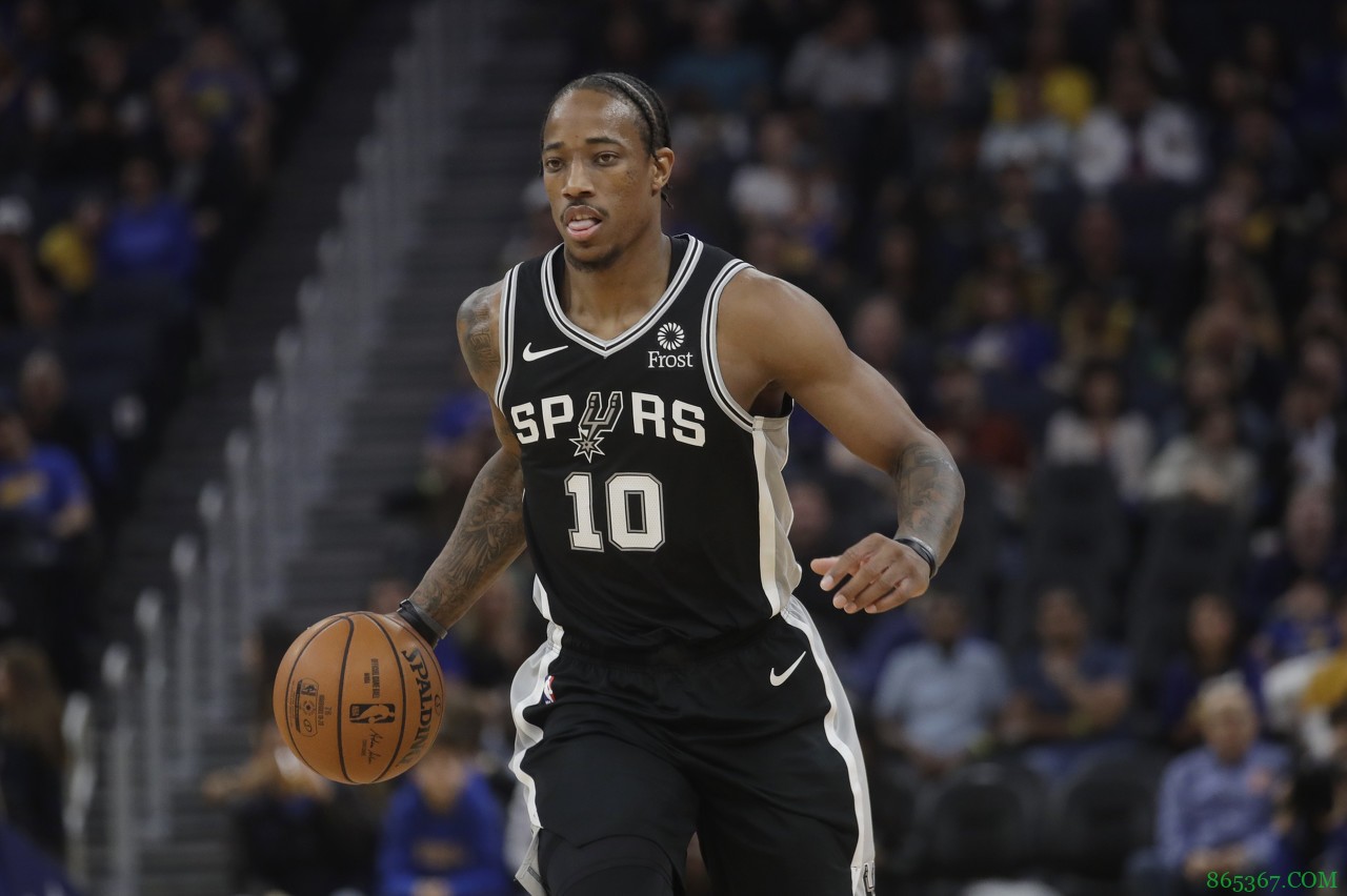 德罗赞在马刺用167场常规赛砍下至少3000分&1000助 队史最快