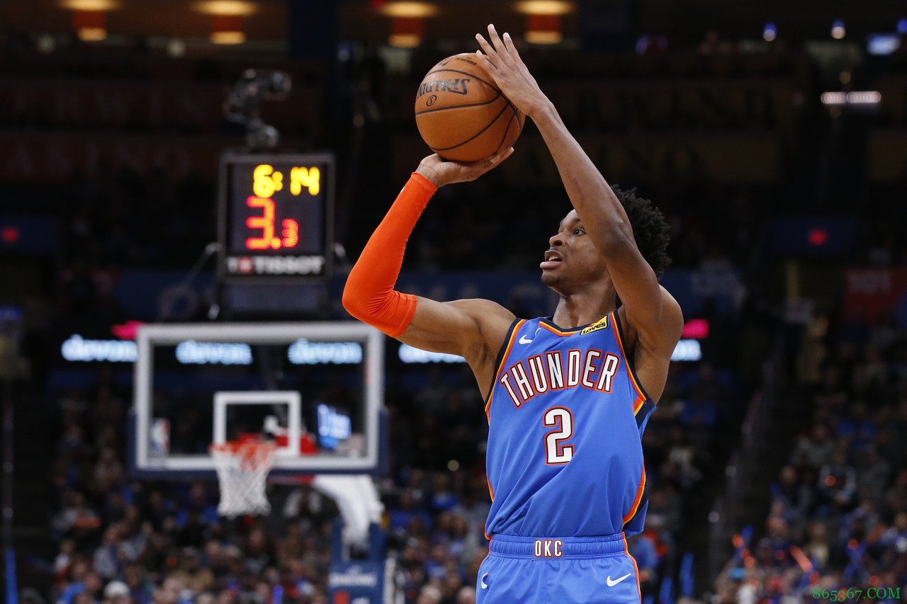 亚历山大23岁前砍下40+ 雷霆队史第三年轻仅次杜威