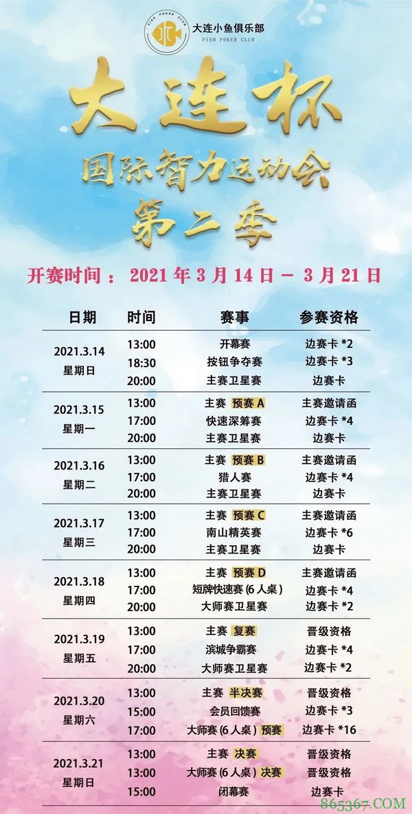 【大连杯】距离开赛15天!第二季大连杯国际智力运动会赛程、赛事结构公告