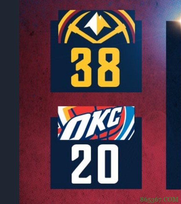 约基奇19+11+13 穆雷26+5 波特20+10 掘金大胜雷霆