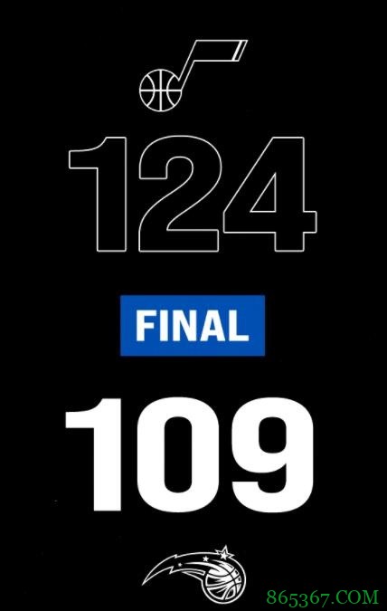 米切尔31+6 武切维奇34+8 爵士7人上双送魔术3连败