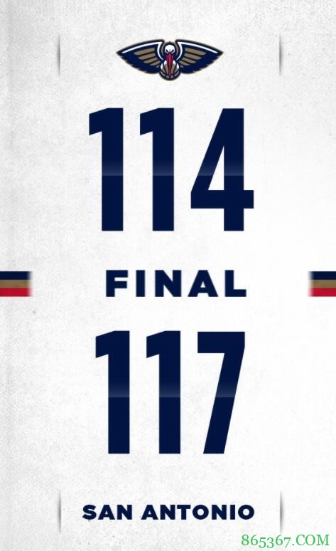 德罗赞32+11 英格拉姆29+5 锡安23+14 马刺六人上双力克鹈鹕