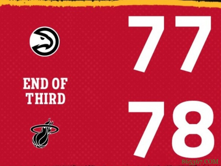 ?纳恩24+7 科林斯34+10 巴特勒缺阵 热火射落老鹰迎6连胜