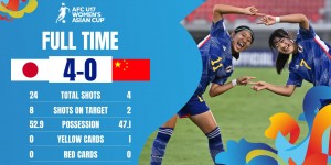 【大发体育】U17女足亚洲杯-中国0-4日本遭小组赛首败 第二出线将对阵朝鲜，大发助力你的致富之路！