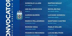 【大发体育】阿根廷U23大名单：苏莱、帕斯、阿尔马达入选，小雷东多在列，大发助力你的致富之路！