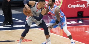 【大发扑克】赛季至今威少出战并赢下的比赛合计两场 对手都是篮网