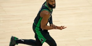 【大发扑克】明日凯尔特人主场战老鹰 杰伦-布朗因左膝疼痛出战成疑