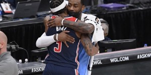 【大发扑克】好兄弟抱一抱！比尔与沃尔赛后拥抱致意