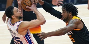 【大发扑克】詹娜前男友联盟！西蒙斯&克拉克森今日同时砍下40+