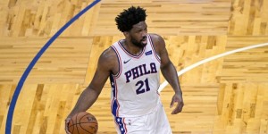 【大发扑克】恩比德半场12罚11中砍下21+9 上演细腻胯下运球后撤步跳投