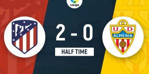 【大发体育】半场-莫拉塔、科雷亚破门格子进球被吹越位 马竞暂2-0阿尔梅里亚，大发助力你的致富之路！