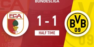 【大发体育】半场-德米洛维奇破门引争议马伦低射扳平 多特暂1-1奥格斯堡，大发助力你的致富之路！