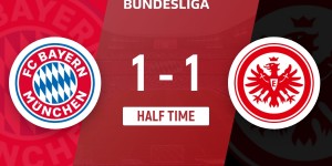 【大发体育】半场-凯恩破门莱默尔助攻后伤退埃基蒂克扳平 拜仁暂1-1法鹰，大发助力你的致富之路！