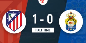 【大发体育】半场-马竞1-0拉斯帕尔马斯 小西蒙尼破门麦克纳禁区手球未判点，大发助力你的致富之路！