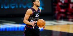 【大发扑克】官方：本-西蒙斯投篮训练后左膝酸痛 将缺席今日与国王的比赛