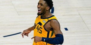 【大发扑克】米切尔本季场均25.6分4.6板5.5助&真实命中率56.4% 均为生涯新高