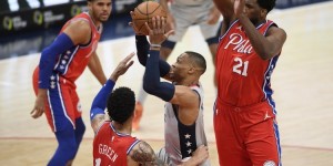 【大发扑克】里程悲！威少常规赛生涯得分突破21000