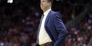 【大发扑克】斯托茨：不要轻视森林狼 他们的实力不像战绩体现得那么差