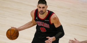 【大发扑克】武切维奇过去7场比赛累计砍158分102篮板 队史第二人