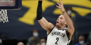 【大发扑克】格里芬今日比赛拿下20分 为其加盟篮网以来的单场最高分