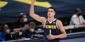 【大发扑克】太准了！掘金三分38投20中 命中率超过5成