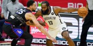 【大发扑克】踌躇满志！比赛末段76人球迷高喊：我们要干篮网！