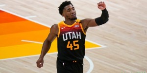 【大发扑克】米切尔季后赛3次砍下至少45分 爵士队史其他球员共有2次这样表现