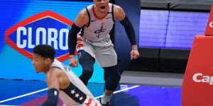 【大发扑克】威少谈八村：他在场上打球信心十足 真的很出色