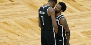 【大发扑克】篮网连续两场季后赛均有两人得分35+ NBA历史第二队&比肩湖人