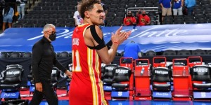 【大发扑克】特雷-杨生涯前10场季后赛场均25+10助攻 历史第三人