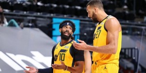 【大发扑克】戈贝尔：我一直在专注于奥运会 但我不得不给康利发短信表示祝贺