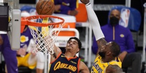 【大发扑克】普尔谈附加赛迎扣詹姆斯失败：他追帽太强 我只能选择冲击篮筐