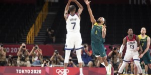 【大发扑克】死神准备降临？杜兰特下半场开局连得8分帮助美国队反超