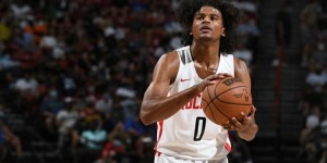 【大发扑克】延续出色表现！火箭榜眼格林砍下25分5篮板 罚球11中10