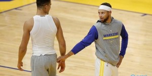 【大发扑克】小迈克尔-波特和库里一起训练一周：他最大特质是训练时的状态