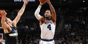 【大发扑克】格雷森-阿伦：罗斯每个球都很关键很难 感觉自己已经防得很好了