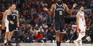 【大发扑克】哈登11中4得到14分8板5助 末节2中0一分未得