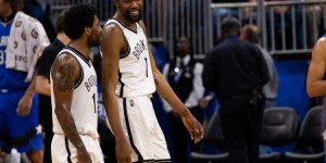 【大发扑克】魔术师发问：看完系列赛前3场 我想知道KD和欧文是否合适?