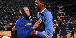 【大发扑克】KG：杜兰特若继续和库里合作可能会拿7冠 就如OK组合一样