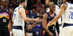 【大发扑克】东契奇和丁威迪抢七同砍30+ 2002年西决OK组合后首对队友