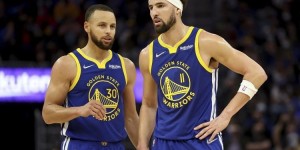 【大发扑克】这就是水花！勇士官方：季后赛至今只有库里和克莱投进了40+三分