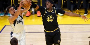 【大发扑克】卢尼：库里等后卫给篮筐施加很大压力 队友牵制让我在油漆区得分